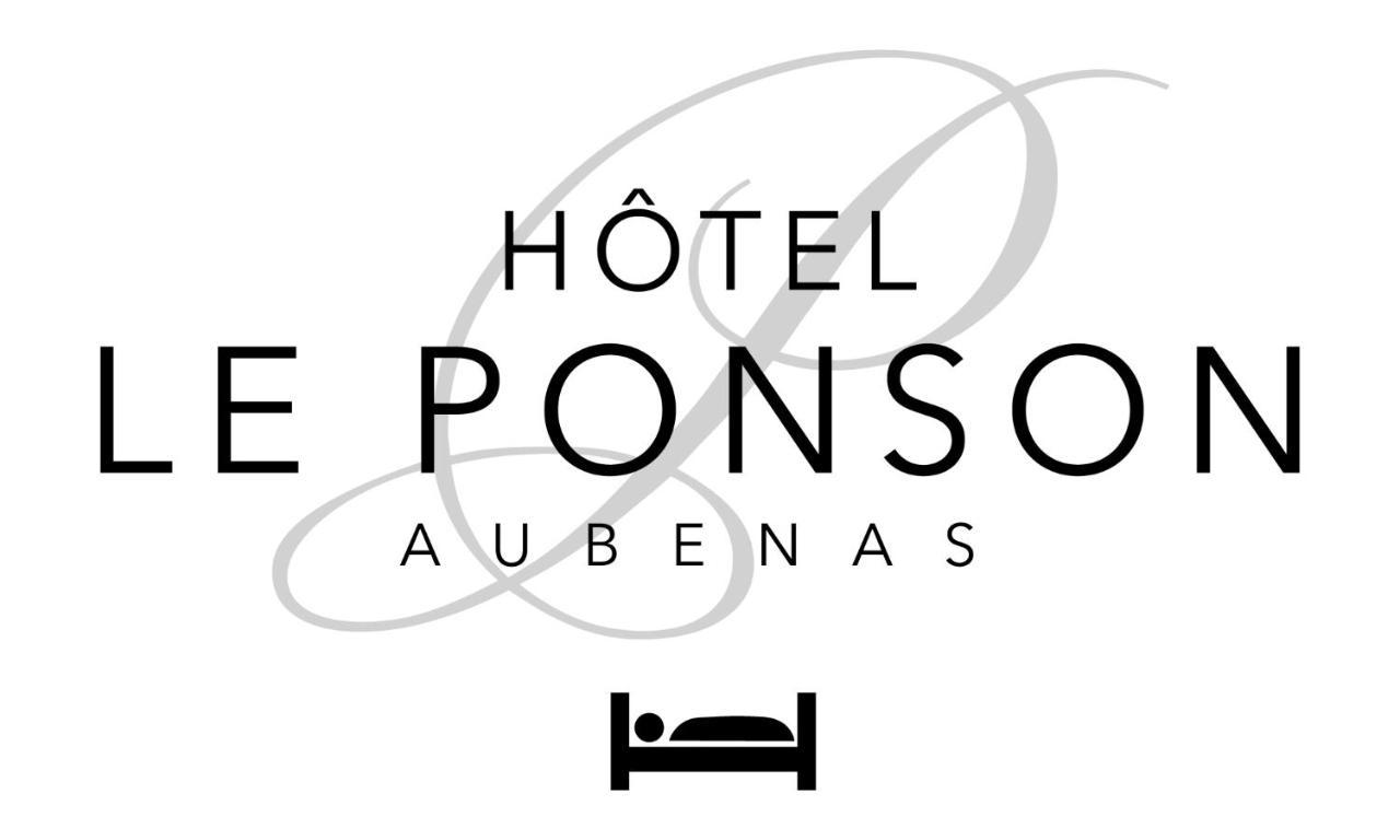 Hotel Le Ponson Aubenas Bagian luar foto